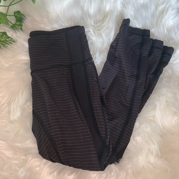 Lululemon Striped Leggings - Picture 1 of 5